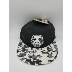 Star Wars Stormtrooper Black White Camo Empire Baseball Cap‎ Hat Canvas New Tags